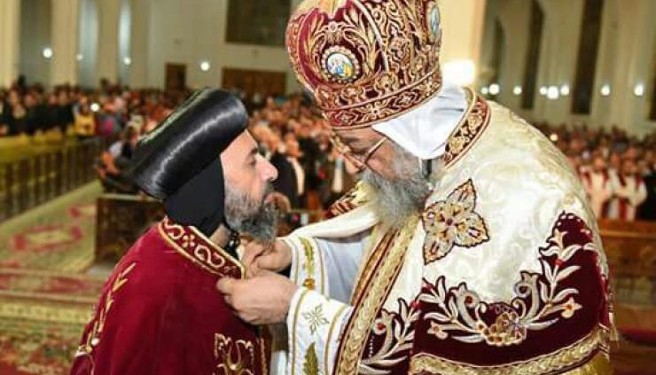His Holiness Pope Tawdros II and His Grace Bishop Angaelos