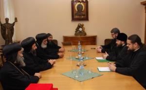 At Russian Orthodox Church external relations meeting in Moscow/